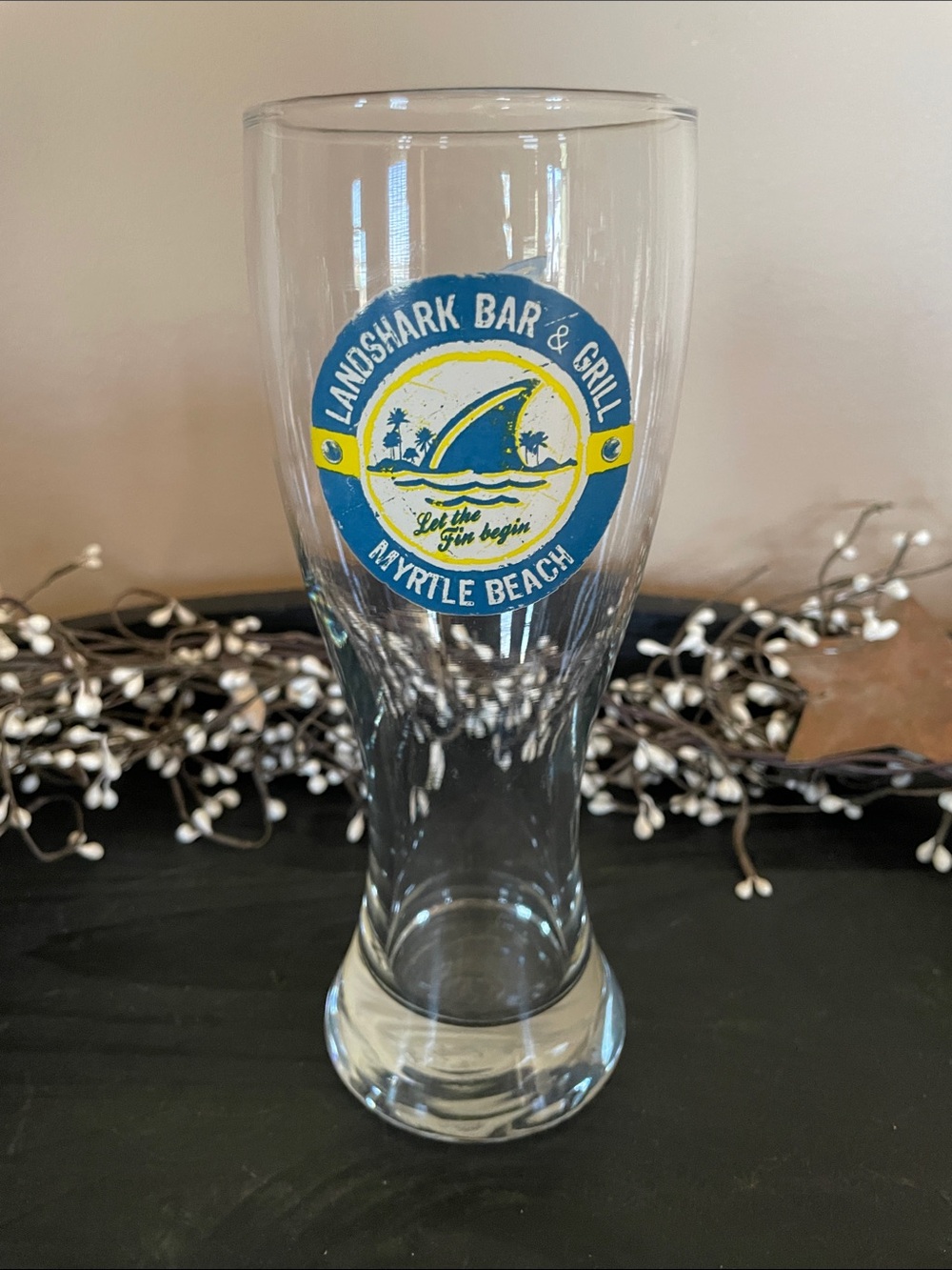 Official Landshark Bar & Grill Myrtle Beach Pilsner Glass